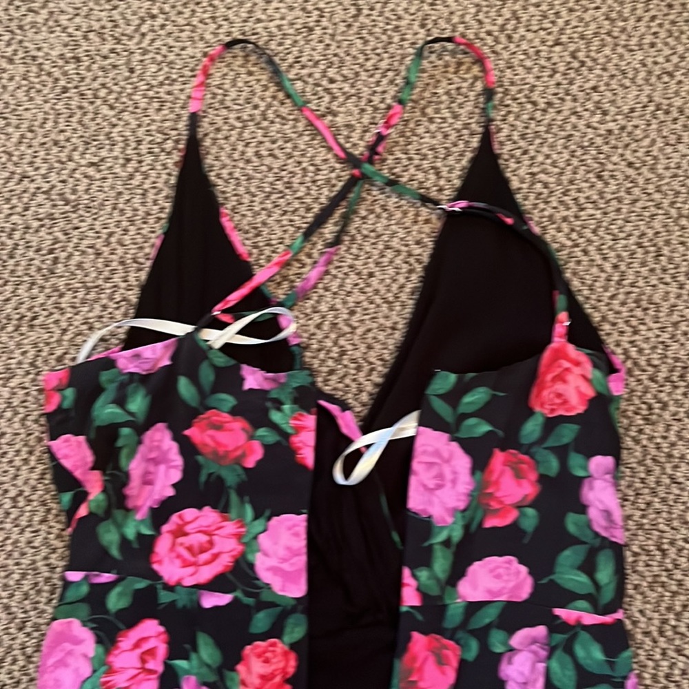 Lovers + Friends Floral Mini Dress - Black and Pink - Picture 7 of 10